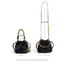 Diamond chain bucket bag F-7611