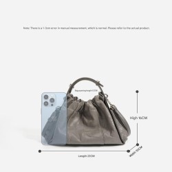 Fashionable hand-scratched handbag F-9615