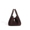 Cabbage Basket Suede Tote Bag F9690B