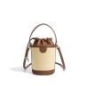 Luxury drawstring straw bucket bag F-9717A  F-9717B