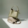 Basket soft leather handbag M7812