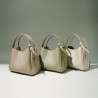 Basket soft leather handbag M7812