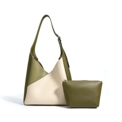 Genuine leather bucket bag M7815