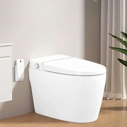 Smart Toilet Bide, Foot Sensor Open, Cleaning Nozzle, Heated Seat, Power Outage Flushing