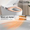 Smart Toilet Bide, Foot Sensor Open, Cleaning Nozzle, Heated Seat, Power Outage Flushing