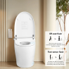 Smart Toilet Bide, Foot Sensor Open, Cleaning Nozzle, Heated Seat, Power Outage Flushing