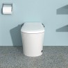 Smart Toilet with Bidet, Elongated Heated seat, Foot Sensor Flush, Warm Water Wash, Dryer