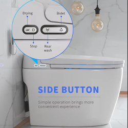 Smart Toilet, Bidet Toilet with Instant Warm Water, Elongated Toilet Heated Seat, Dryer