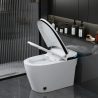 Smart Toilet, Heated Bidet Toilet with Warm Water Sprayer & Dryer, Foot Sensor