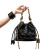 Diamond chain bucket bag F-7611